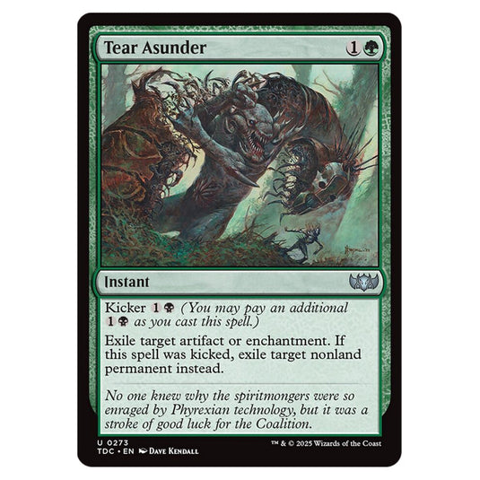 Tear Asunder 0273 card from the Magic The Gathering set Tarkir: Dragonstorm Commander