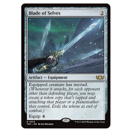 Blade of Selves 0313 card from the Magic The Gathering set Tarkir: Dragonstorm Commander