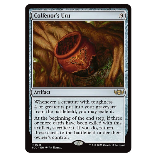 Colfenor's Urn 0315 card from the Magic The Gathering set Tarkir: Dragonstorm Commander