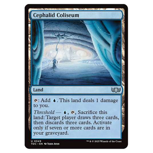 Cephalid Coliseum 0349 card from the Magic The Gathering set Tarkir: Dragonstorm Commander
