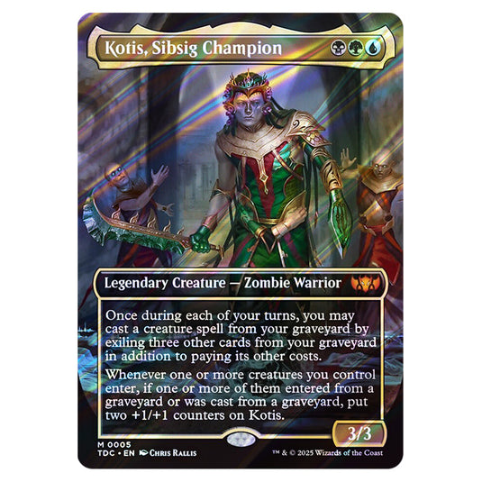 Kotis, Sibsig Champion 0005 card from the Magic The Gathering set Tarkir: Dragonstorm Commander
