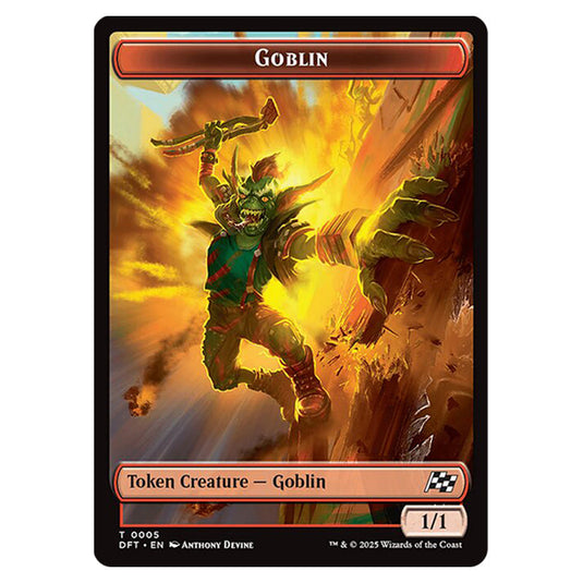 Magic The Gathering - Aetherdrift Tokens - Goblin - 0005