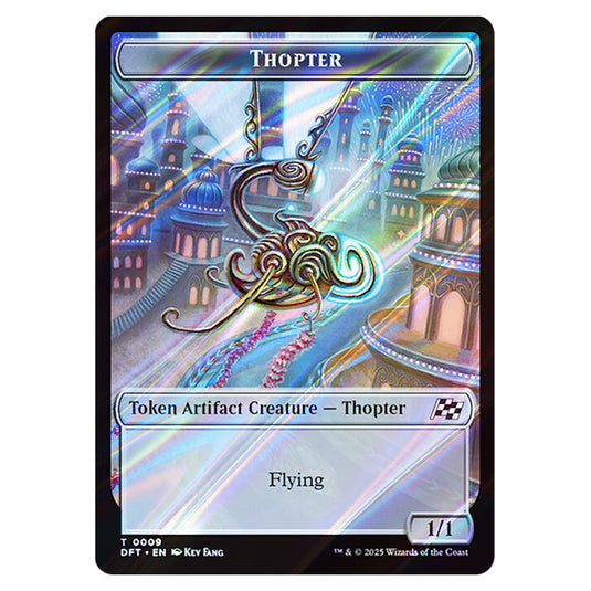 Thopter 0009 card from the Magic The Gathering set Aetherdrift Tokens