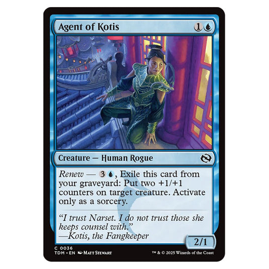 Agent of Kotis 0036 card from the Magic The Gathering set Tarkir: Dragonstorm