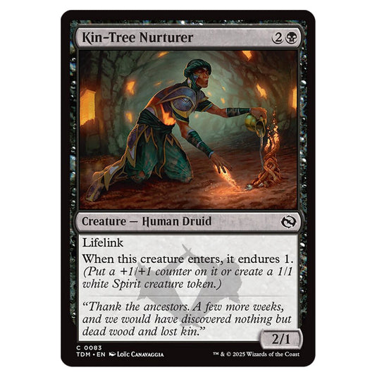 Kin-Tree Nurturer 0083 card from the Magic The Gathering set Tarkir: Dragonstorm
