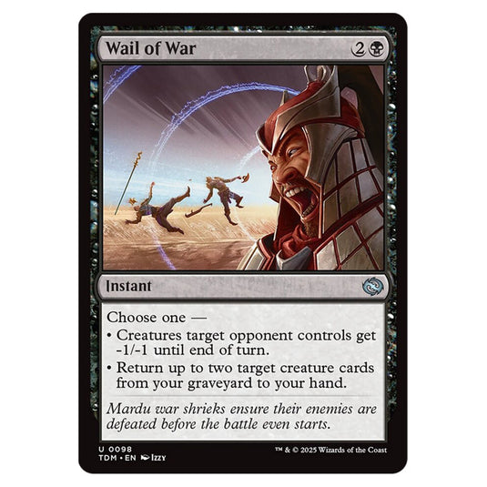Wail of War 0098 card from the Magic The Gathering set Tarkir: Dragonstorm
