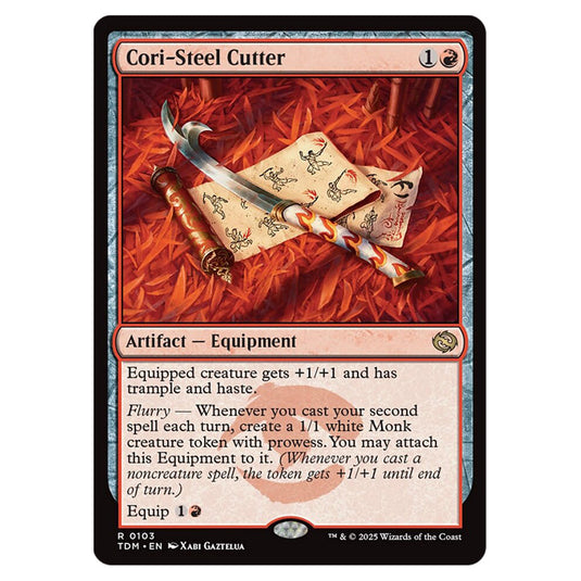 Cori-Steel Cutter 0103 card from the Magic The Gathering set Tarkir: Dragonstorm