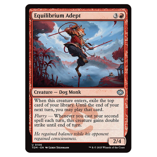 Equilibrium Adept 0106 card from the Magic The Gathering set Tarkir: Dragonstorm