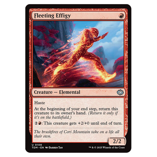 Fleeting Effigy 0108 card from the Magic The Gathering set Tarkir: Dragonstorm