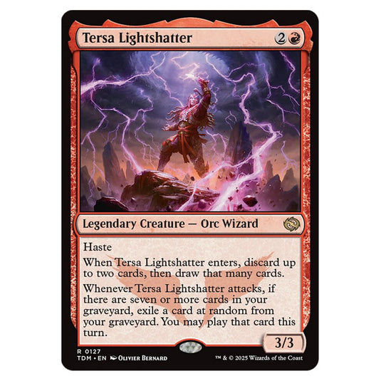 Tersa Lightshatter 0127 card from the Magic The Gathering set Tarkir: Dragonstorm