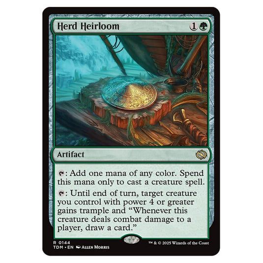 Herd Heirloom 0144 card from the Magic The Gathering set Tarkir: Dragonstorm