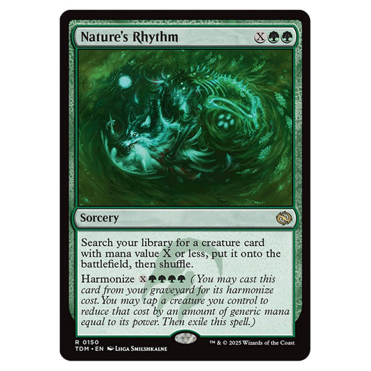 Nature's Rhythm 0150 card from the Magic The Gathering set Tarkir: Dragonstorm