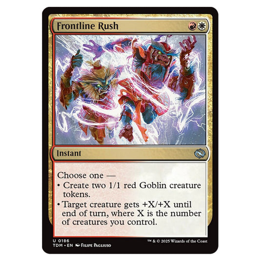 Frontline Rush 0186 card from the Magic The Gathering set Tarkir: Dragonstorm