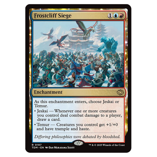 Frostcliff Siege 0187 card from the Magic The Gathering set Tarkir: Dragonstorm