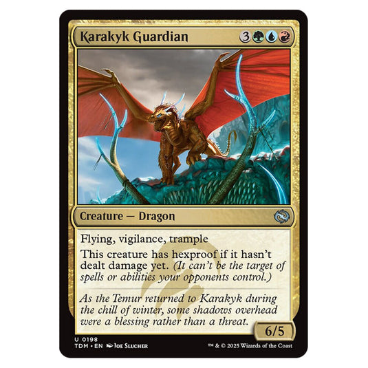 Karakyk Guardian 0198 card from the Magic The Gathering set Tarkir: Dragonstorm