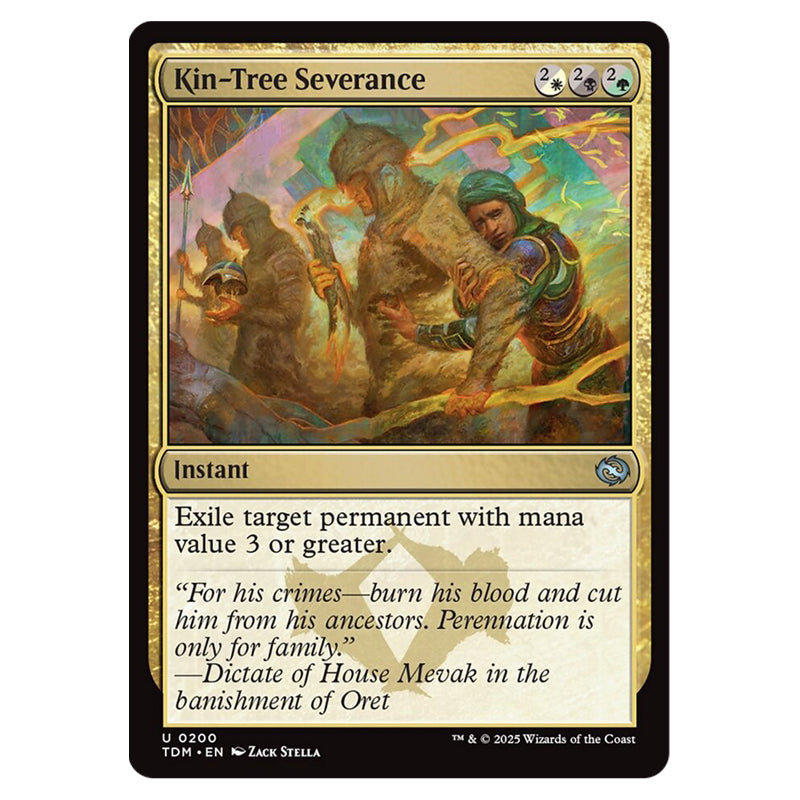 Magic The Gathering - Tarkir: Dragonstorm - Kin-Tree Severance - 0200