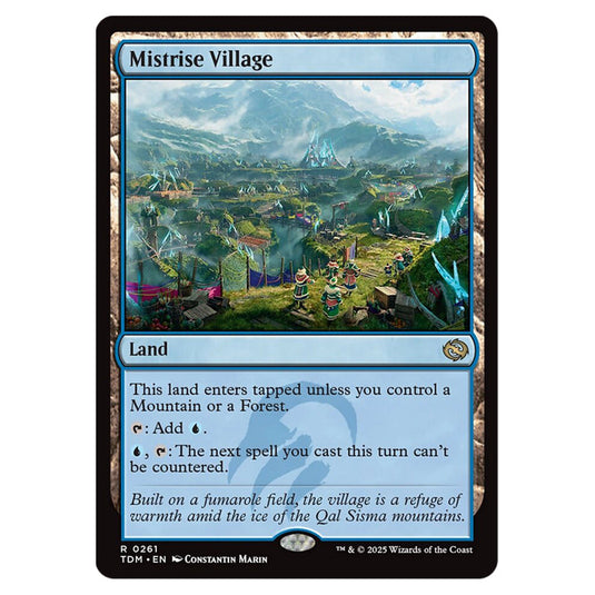 Mistrise Village 0261 card from the Magic The Gathering set Tarkir: Dragonstorm