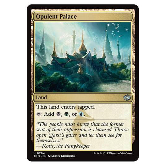 Opulent Palace 0264 card from the Magic The Gathering set Tarkir: Dragonstorm