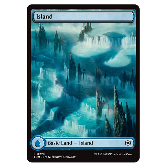 Island 0273 card from the Magic The Gathering set Tarkir: Dragonstorm
