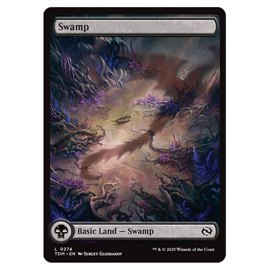 Swamp 0274 card from the Magic The Gathering set Tarkir: Dragonstorm