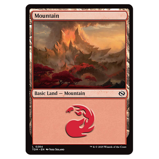 Mountain 0284 card from the Magic The Gathering set Tarkir: Dragonstorm