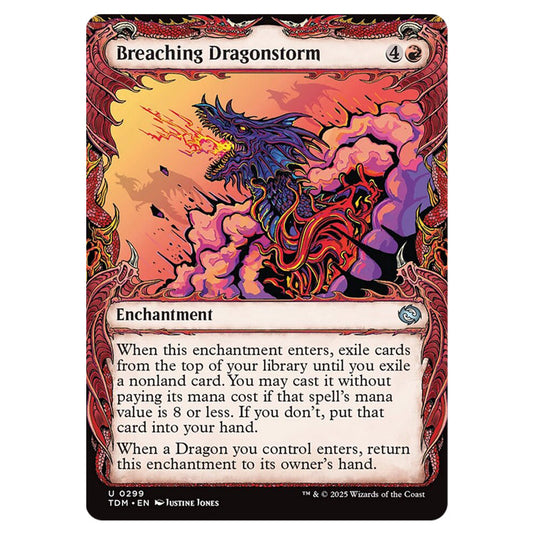 Breaching Dragonstorm 0299 card from the Magic The Gathering set Tarkir: Dragonstorm