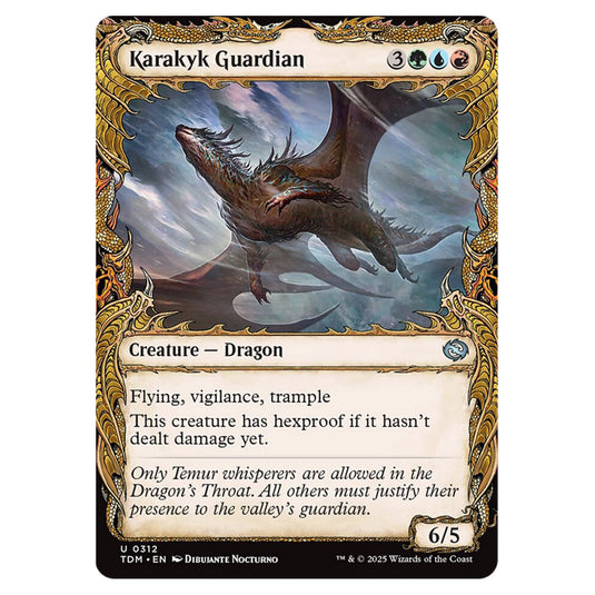 Karakyk Guardian 0312 card from the Magic The Gathering set Tarkir: Dragonstorm