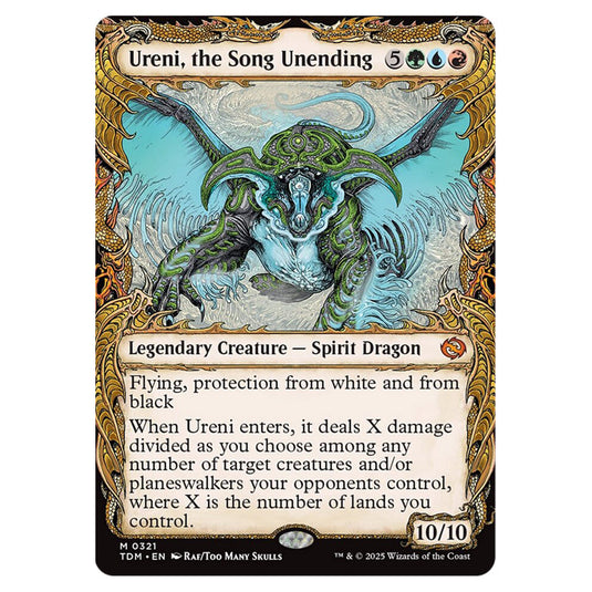 Ureni, the Song Unending 0321 card from the Magic The Gathering set Tarkir: Dragonstorm
