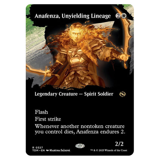 Anafenza, Unyielding Lineage 0327 card from the Magic The Gathering set Tarkir: Dragonstorm