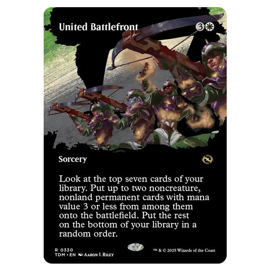 United Battlefront 0330 card from the Magic The Gathering set Tarkir: Dragonstorm