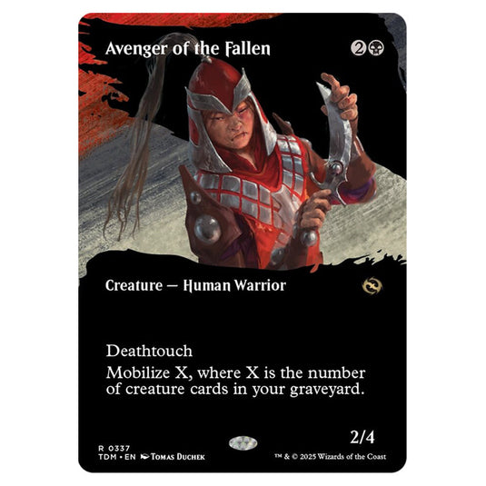 Avenger of the Fallen 0337 card from the Magic The Gathering set Tarkir: Dragonstorm