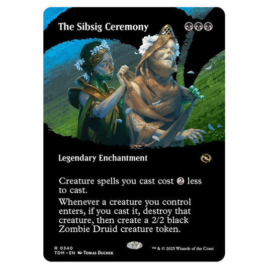 The Sibsig Ceremony 0340 card from the Magic The Gathering set Tarkir: Dragonstorm