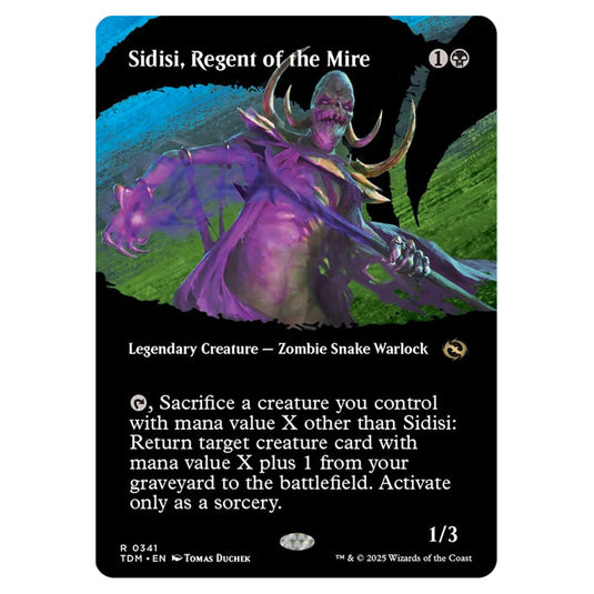 Sidisi, Regent of the Mire 0341 card from the Magic The Gathering set Tarkir: Dragonstorm