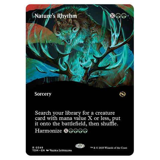 Nature's Rhythm 0349 card from the Magic The Gathering set Tarkir: Dragonstorm