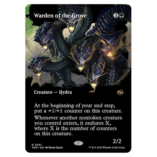 Warden of the Grove 0351 card from the Magic The Gathering set Tarkir: Dragonstorm