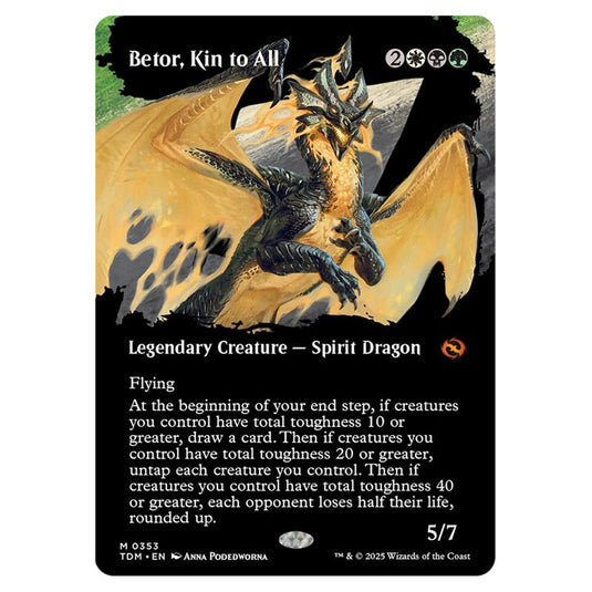 Betor, Kin to All 0353 card from the Magic The Gathering set Tarkir: Dragonstorm
