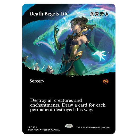 Death Begets Life 0354 card from the Magic The Gathering set Tarkir: Dragonstorm