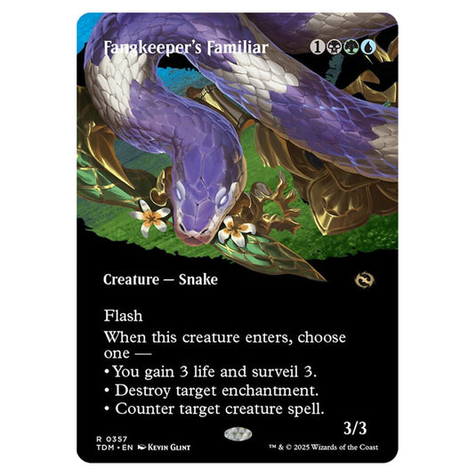 Fangkeeper's Familiar 0357 card from the Magic The Gathering set Tarkir: Dragonstorm