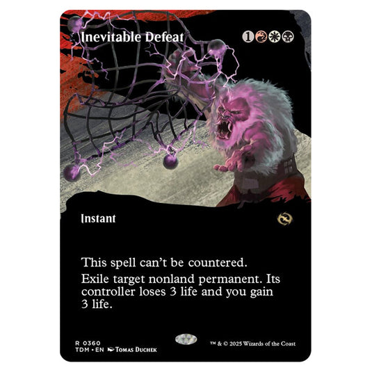 Inevitable Defeat 0360 card from the Magic The Gathering set Tarkir: Dragonstorm