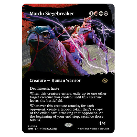 Mardu Siegebreaker 0364 card from the Magic The Gathering set Tarkir: Dragonstorm