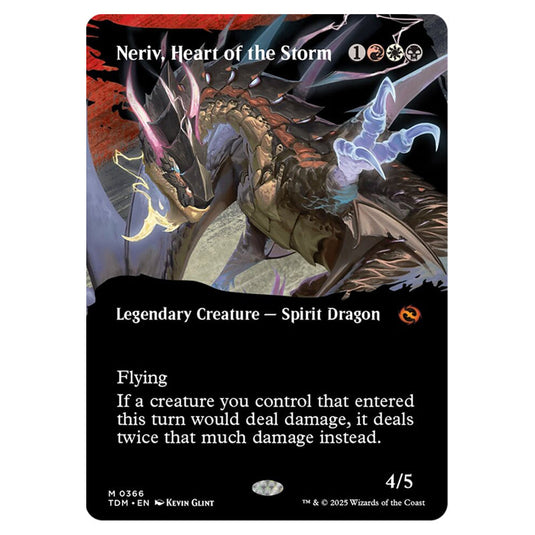 Neriv, Heart of the Storm 0366 card from the Magic The Gathering set Tarkir: Dragonstorm