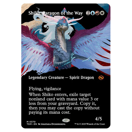 Shiko, Paragon of the Way 0370 card from the Magic The Gathering set Tarkir: Dragonstorm