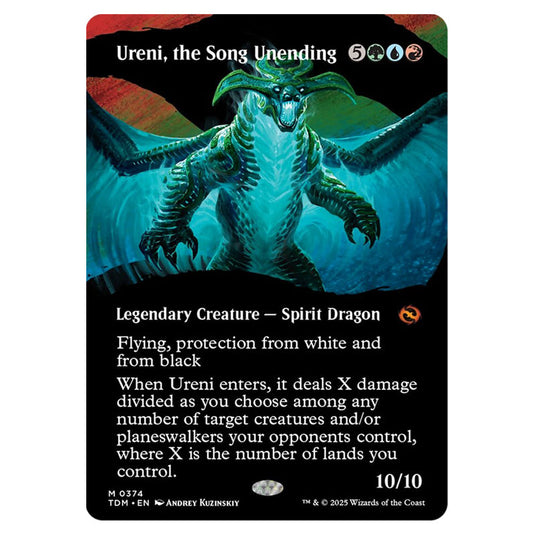 Ureni, the Song Unending 0374 card from the Magic The Gathering set Tarkir: Dragonstorm