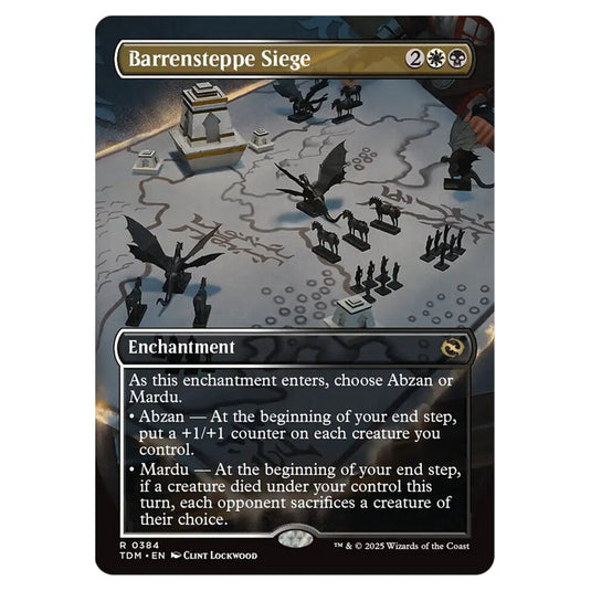 Barrensteppe Siege 0384 card from the Magic The Gathering set Tarkir: Dragonstorm