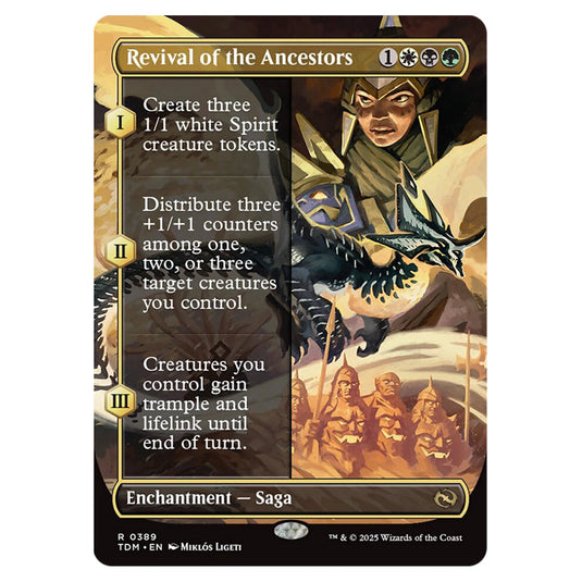 Revival of the Ancestors 0389 card from the Magic The Gathering set Tarkir: Dragonstorm