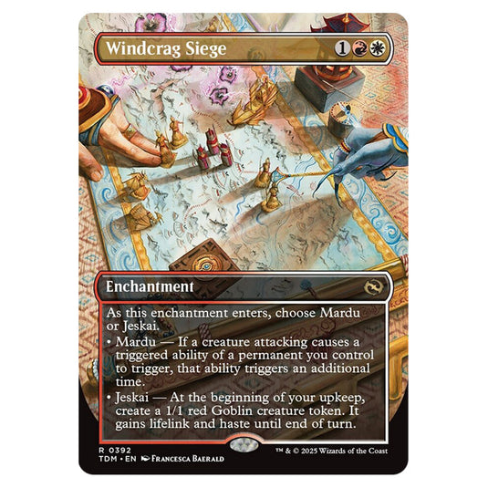 Windcrag Siege 0392 card from the Magic The Gathering set Tarkir: Dragonstorm