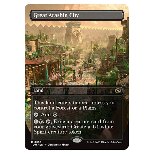 Great Arashin City 0395 card from the Magic The Gathering set Tarkir: Dragonstorm