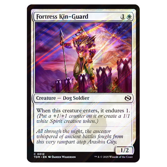 Fortress Kin-Guard 0012 card from the Magic The Gathering set Tarkir: Dragonstorm