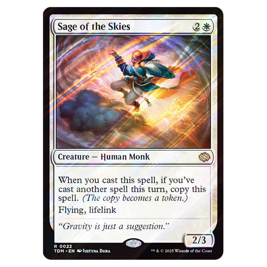 Sage of the Skies 0022 card from the Magic The Gathering set Tarkir: Dragonstorm