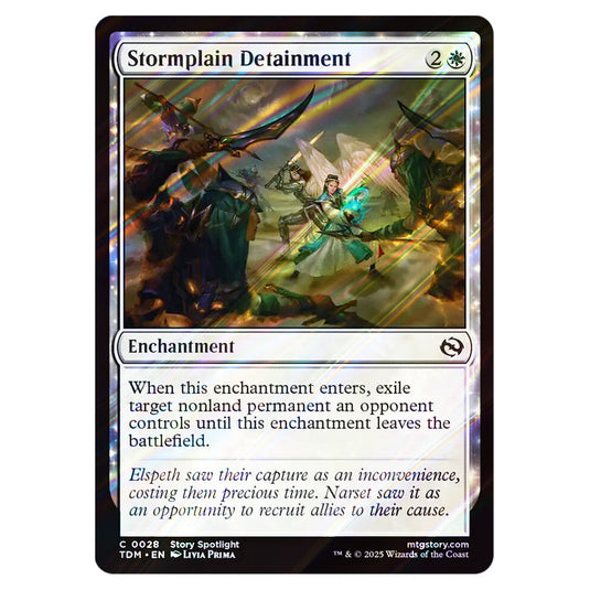 Stormplain Detainment 0028 card from the Magic The Gathering set Tarkir: Dragonstorm